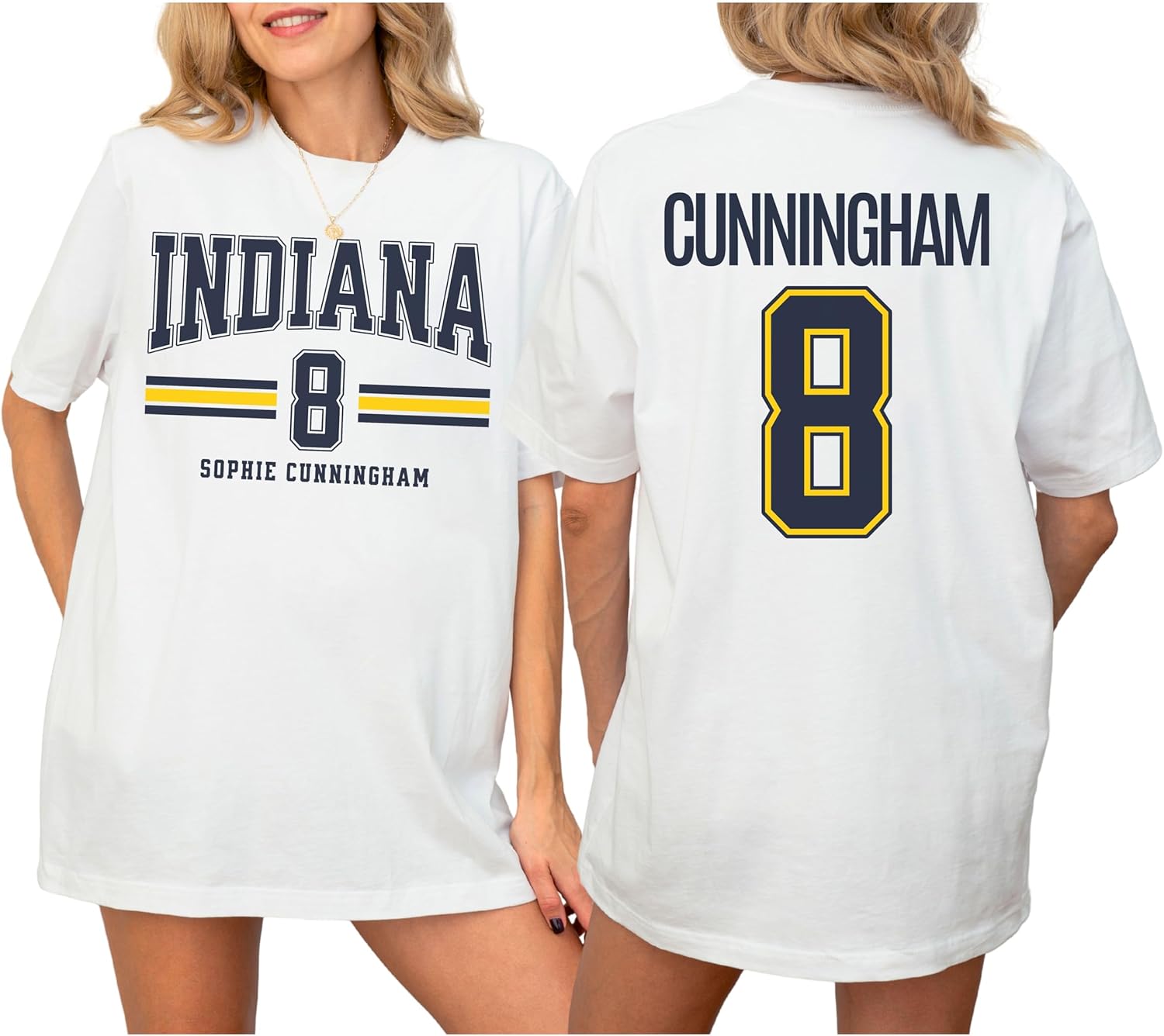 Sophie Cunningham 8 Indiana Basketball T-Shirt | Women's Hoops Graphic Tee | Unisex Pro Basketball Fan Gift