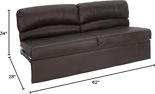 Miniatura 54 de RecPro Charles RV Jackknife Sofá Sofá biplaza Sofá cama Opciones de longitud 62 pulgadas, 68 pulgadas, 72 pulgadas (62 pulgadas, masilla)