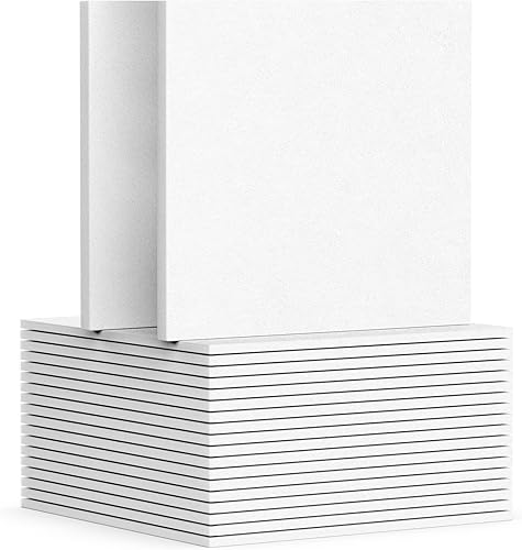TroyStudio 20 Paneles Acústicos, 12 x 12 x 0.32 Pulgadas Azulejos de Revestimiento de Pared de Fieltro de Poliéster Paneles Absorbentes de Sonido,