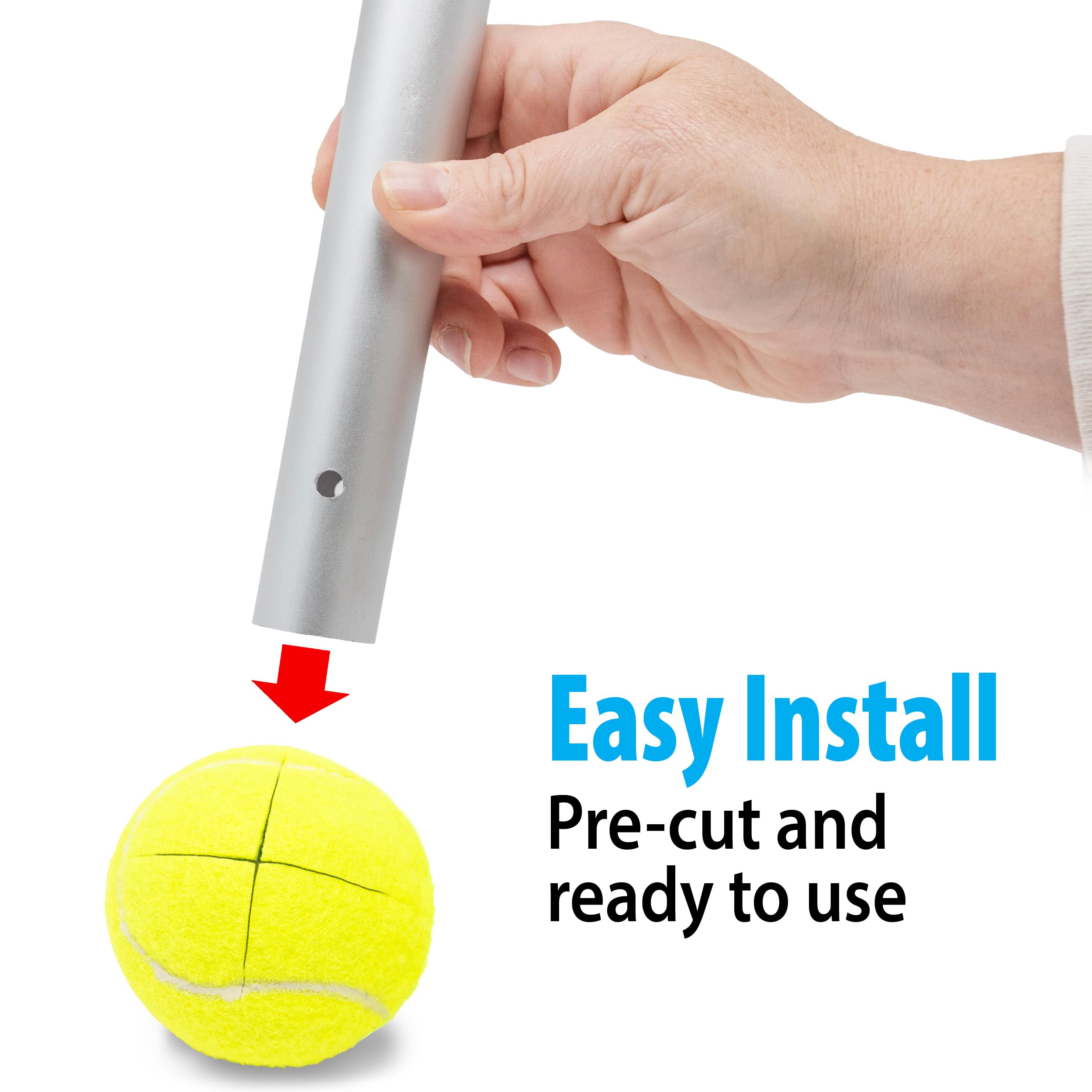 Top Glides Walker Tennis Ball Glides - Yellow -3 Top Glides Walker Tennis Ball Glides - Yellow -3