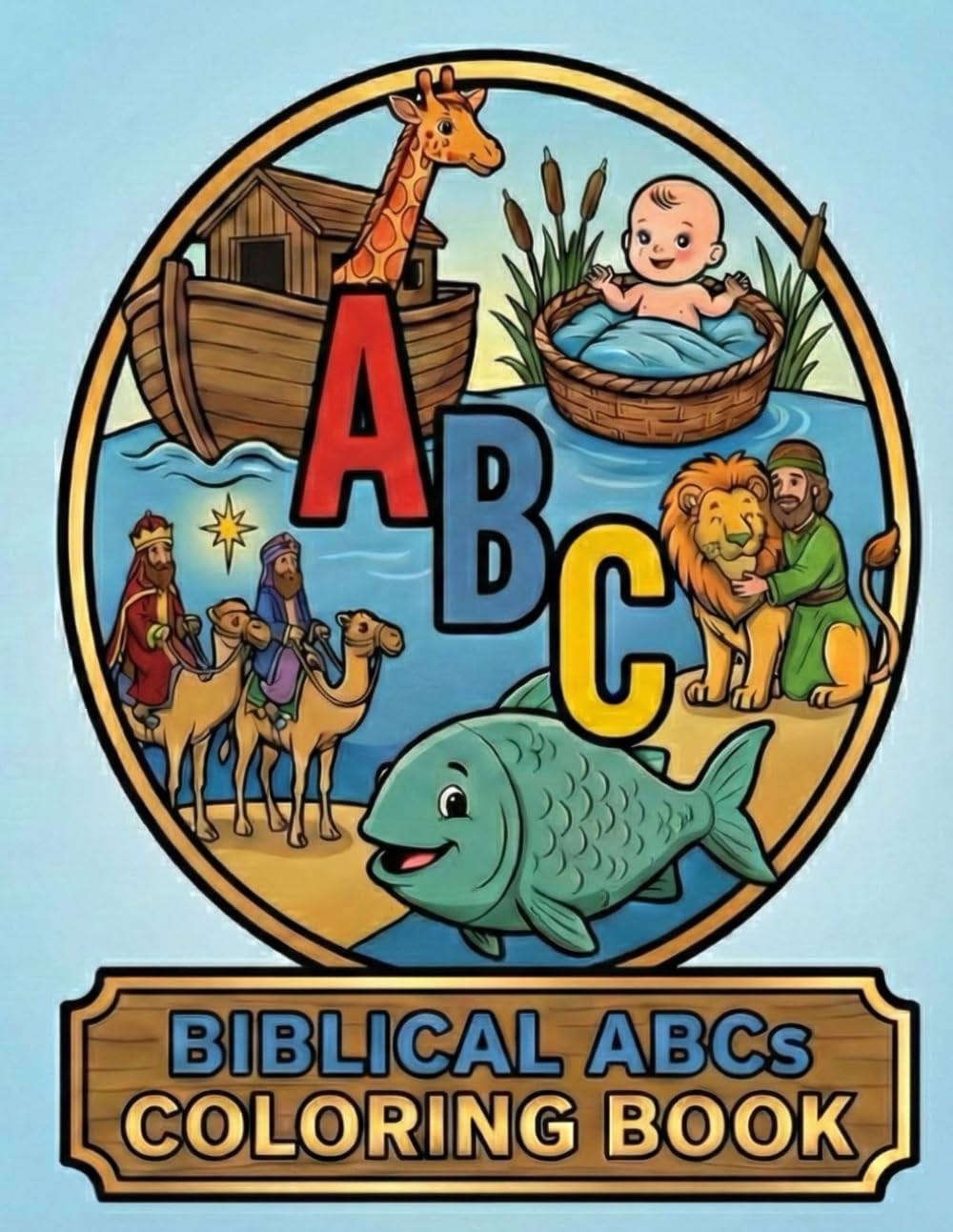 Biblical ABCs: Coloring Activity Book (Biblical Coloring Books)