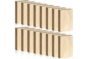 Unveiling Creativity: 16 Pack Unfinished Wood Blocks for Craft Adventures