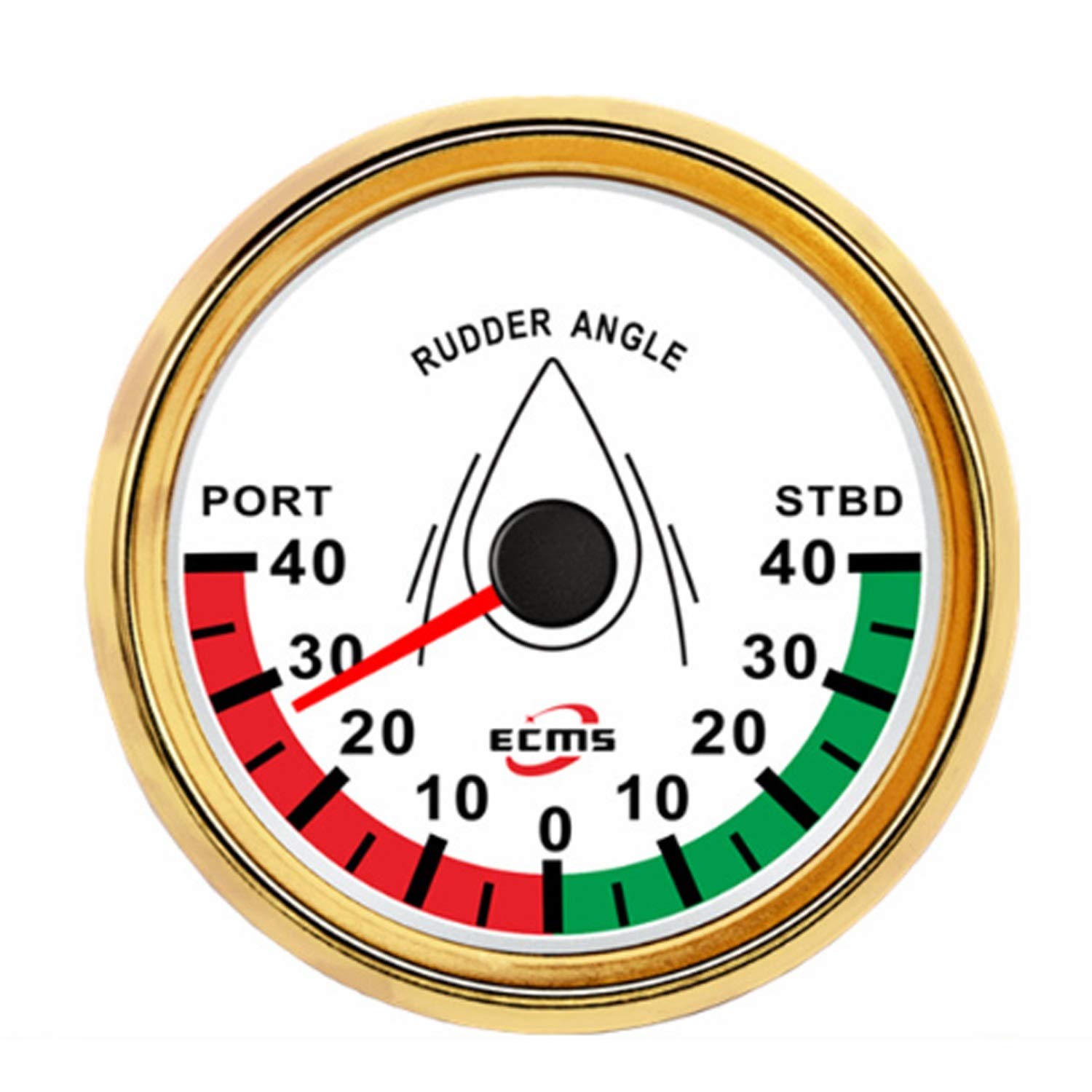 Buy MMDGPS Speedometer Lightweight Universal Analog Rudder Angle