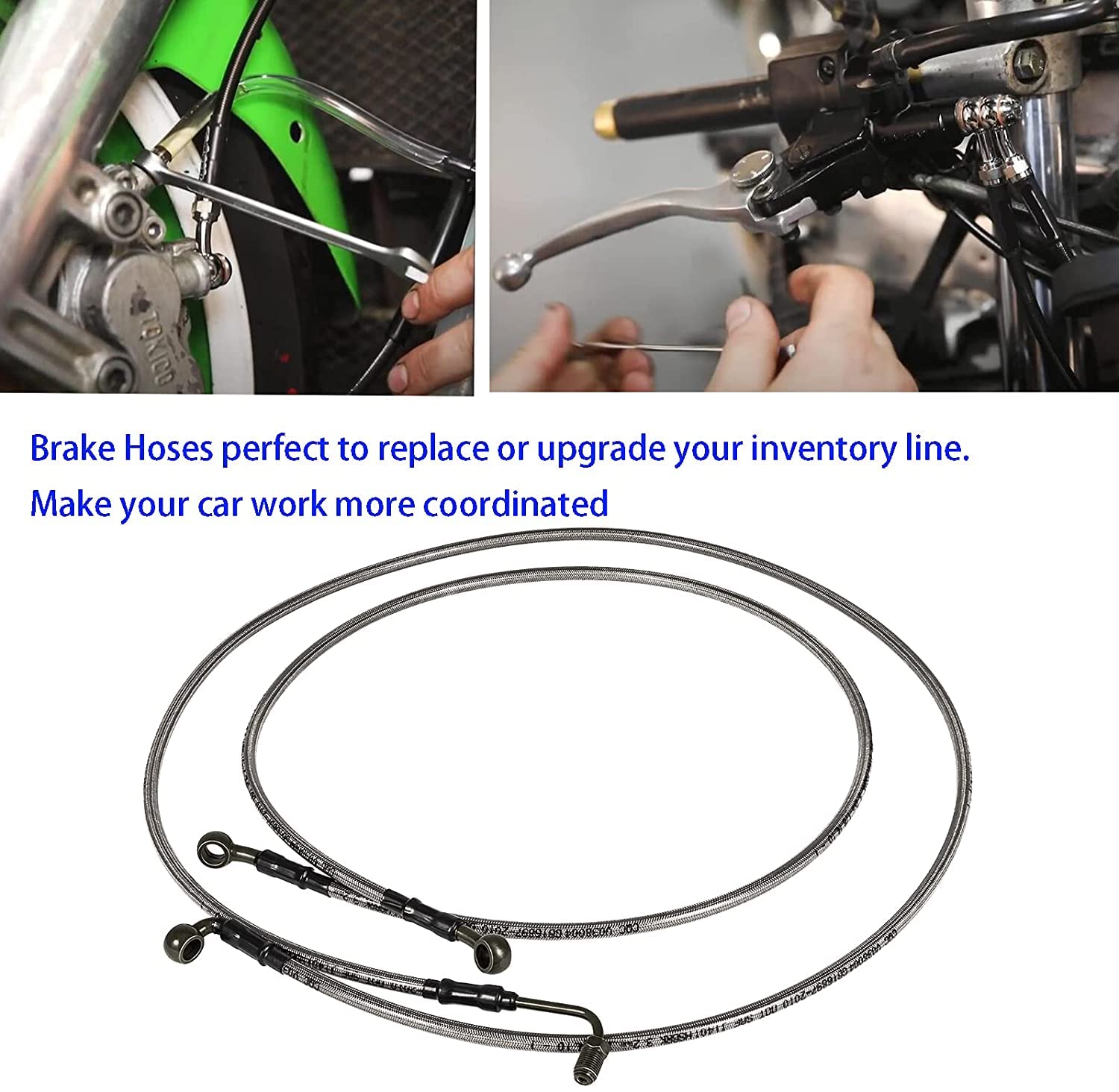 Extended Front & Rear Brake Lines For Polaris RZR 800, 900, 570 Models – Happy19star 1068 - View #6