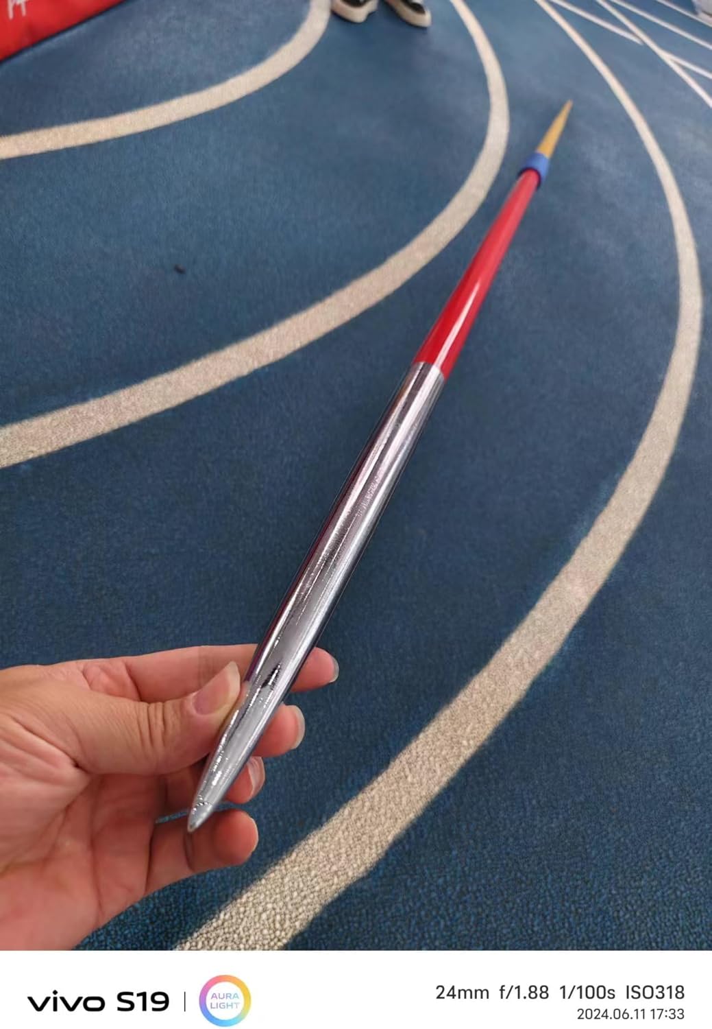 Generic Mountainsport Girls Javelin 600 Gram 50 Meter Steel Tip - Competition High School Track and Field [1 Year Warranty]