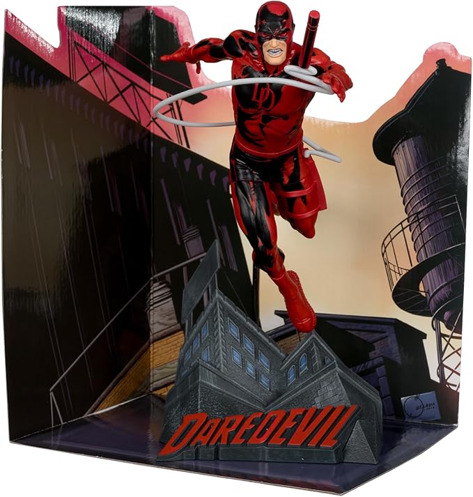 Daredevil in Marvel Rivals 7 71t+IDCj23L. AC SX679 McFarlane Toys - Marvel Daredevil 1:10th Scale Collectible with Scene (Daredevil #600)