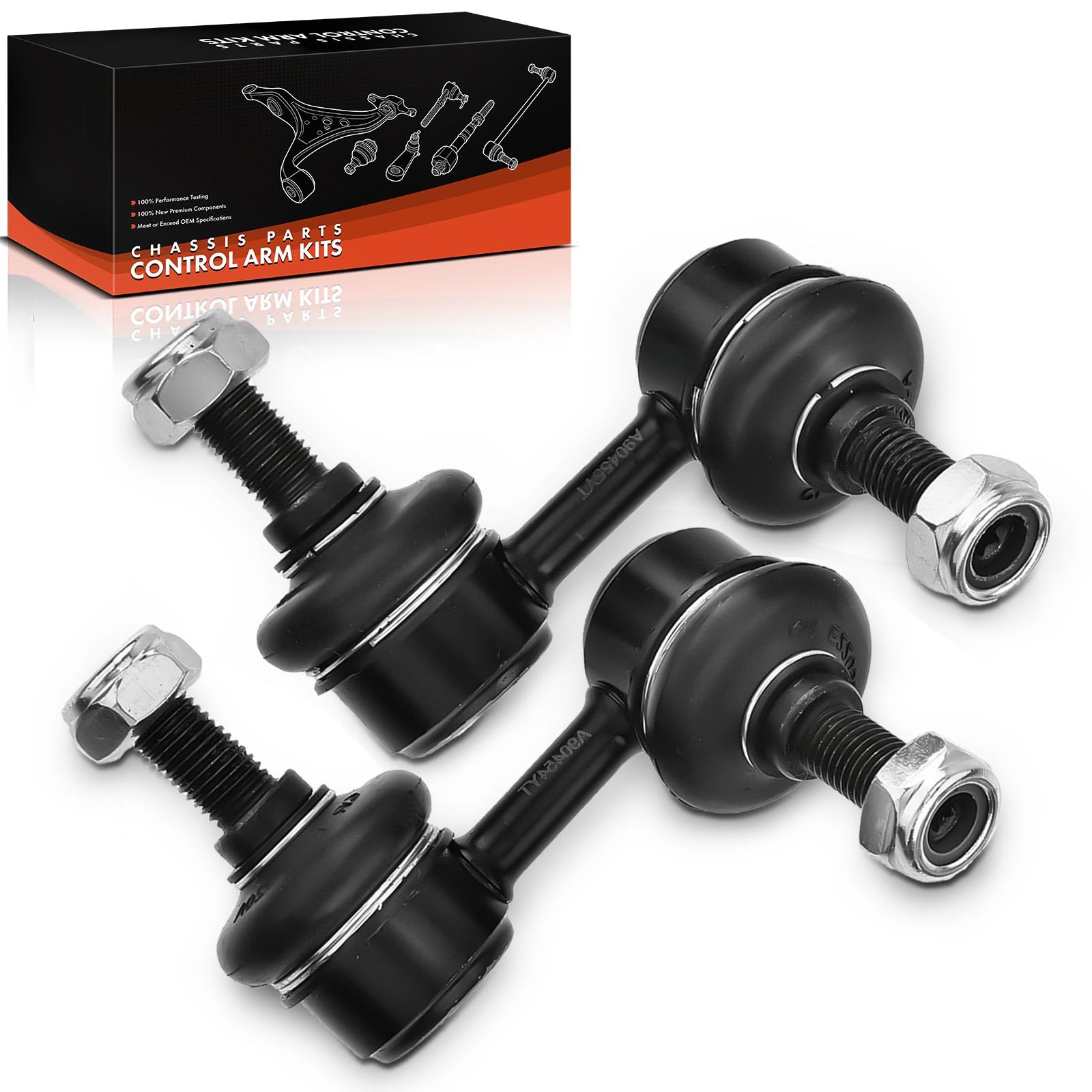 Frankberg 2 biellette stabilizzatrici anteriori sinistra destra | 51321S5A003, Compatibile con: Civic VII Hatchback EP EU EV, Streaming RN, FR-V BE, Civic VII Berlina ES ET, CR-V II RD