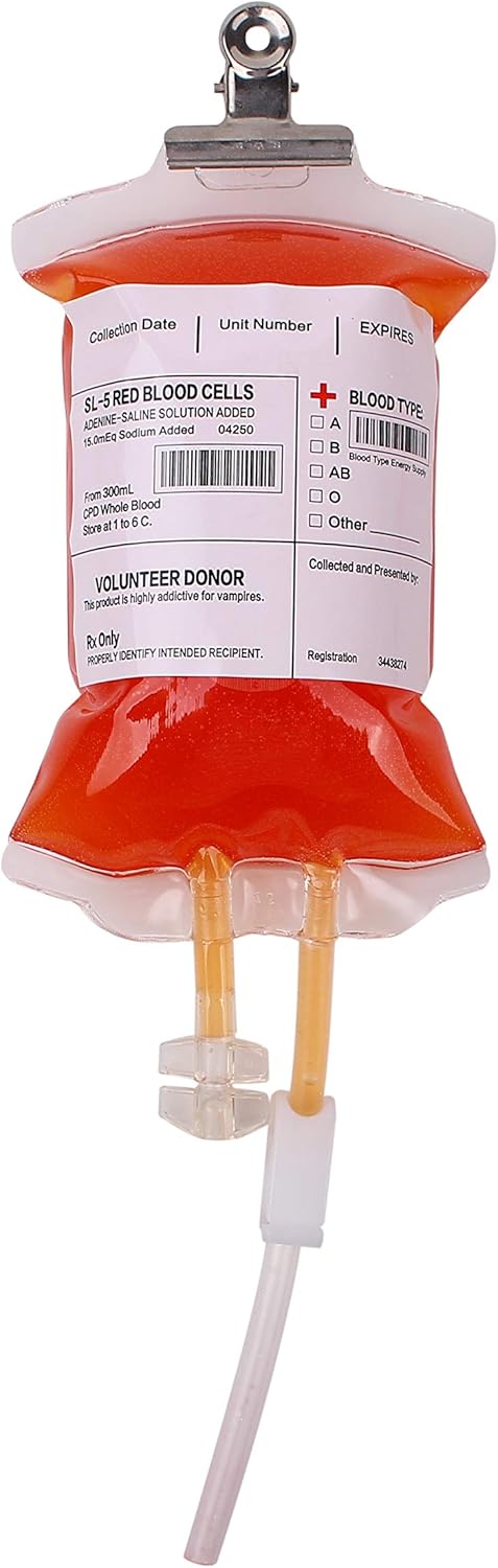 Amazon Com Smaz Life Blood Bags For Drinks Novelty Item Iv Blood Zombie Mugs Party Favors Empty Drink Containers 300ml X 10 Bags With Syringe For Nursing Christmas Thanksgiving Halloween Toys