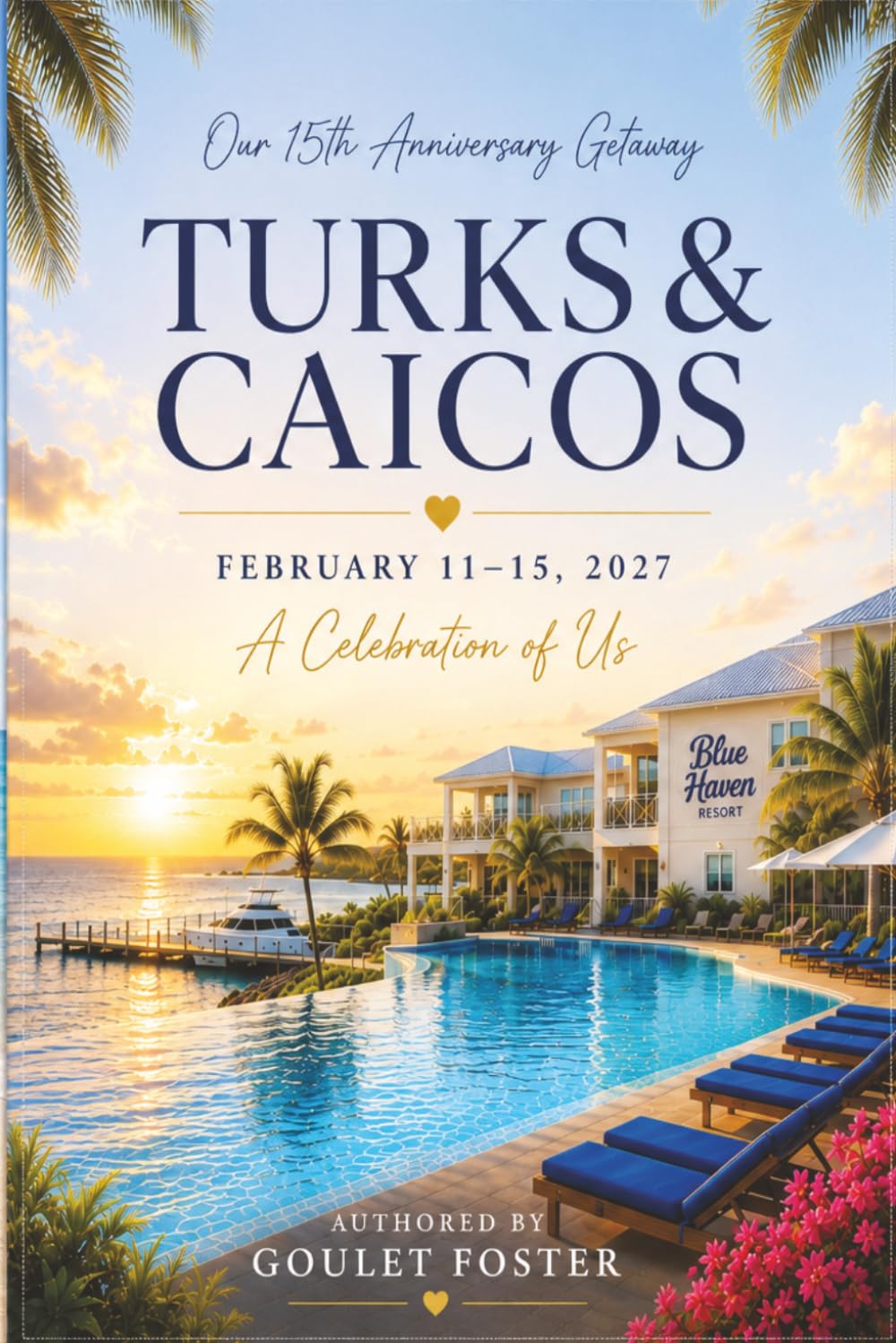 Welcome to Turks & Caicos February 11–15, 2027 A Caribbean Escape for Our 15th Anniversary