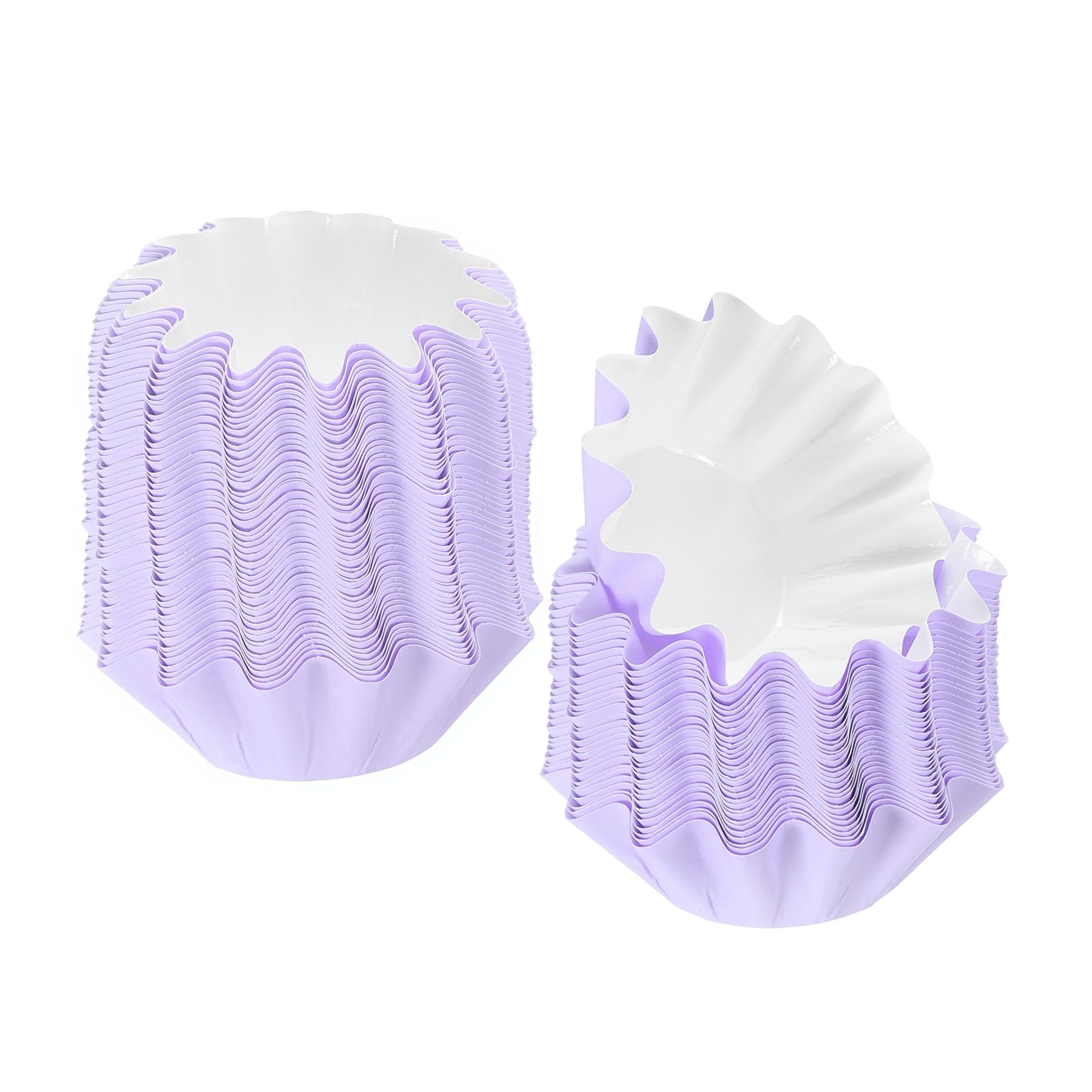 Caissettes cupcakes en papier anti-adhésif violet pour un démoulage parfait