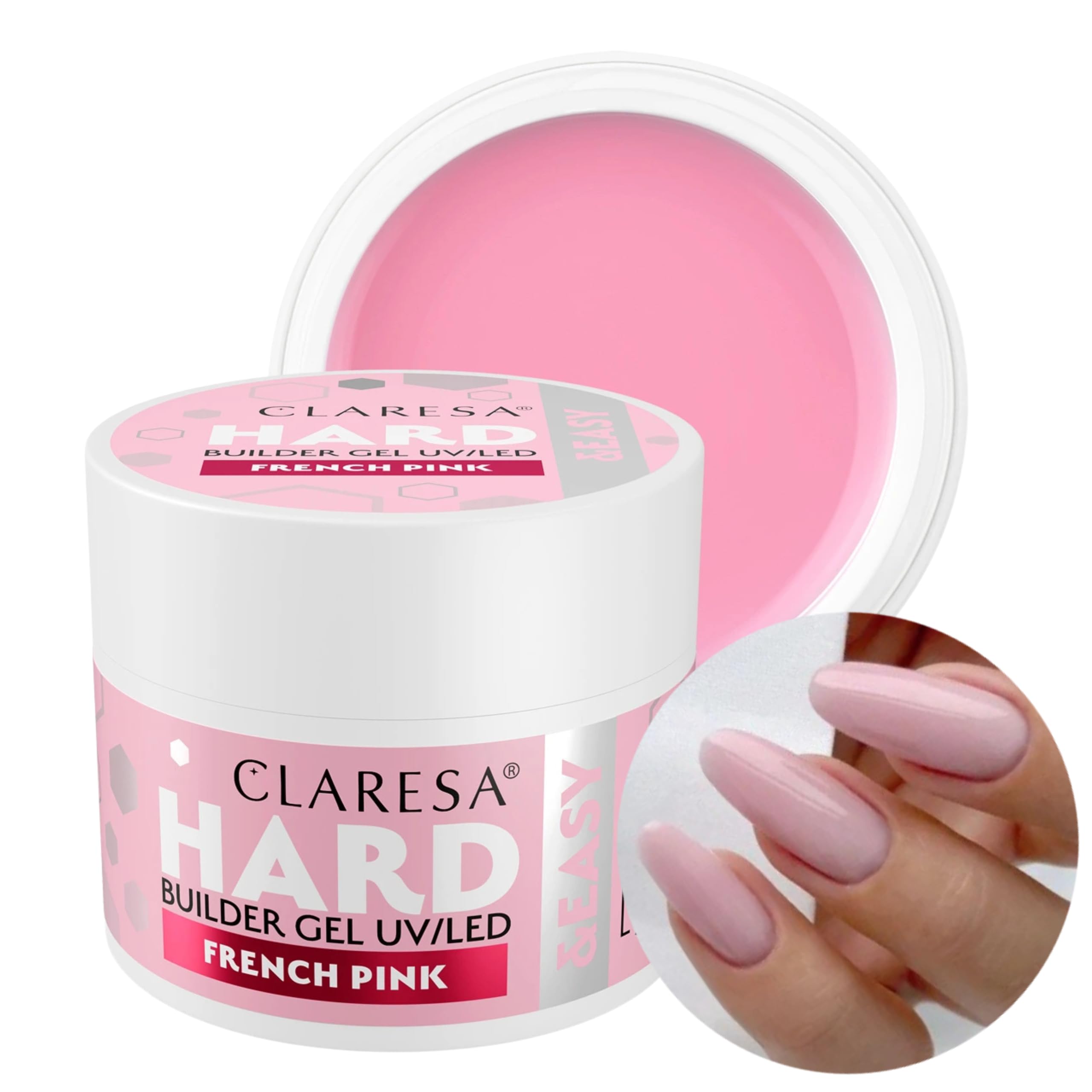 Gel de construction Hard&Easy French Pink 45 g