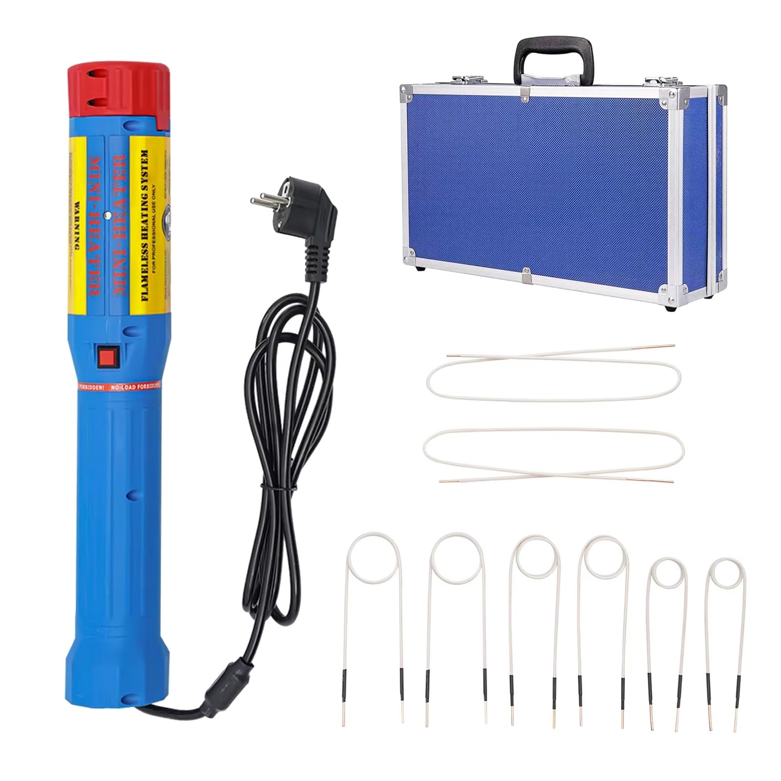 Chauffage à Induction, 1000W Kit Chauffage Induction Chauffage Induction Magnétique Sans Flamme Avec 8 Bobines D'Induction Extracteur Boulons Chauffage Induction Pour Retirer Boulons écrous Rouillés