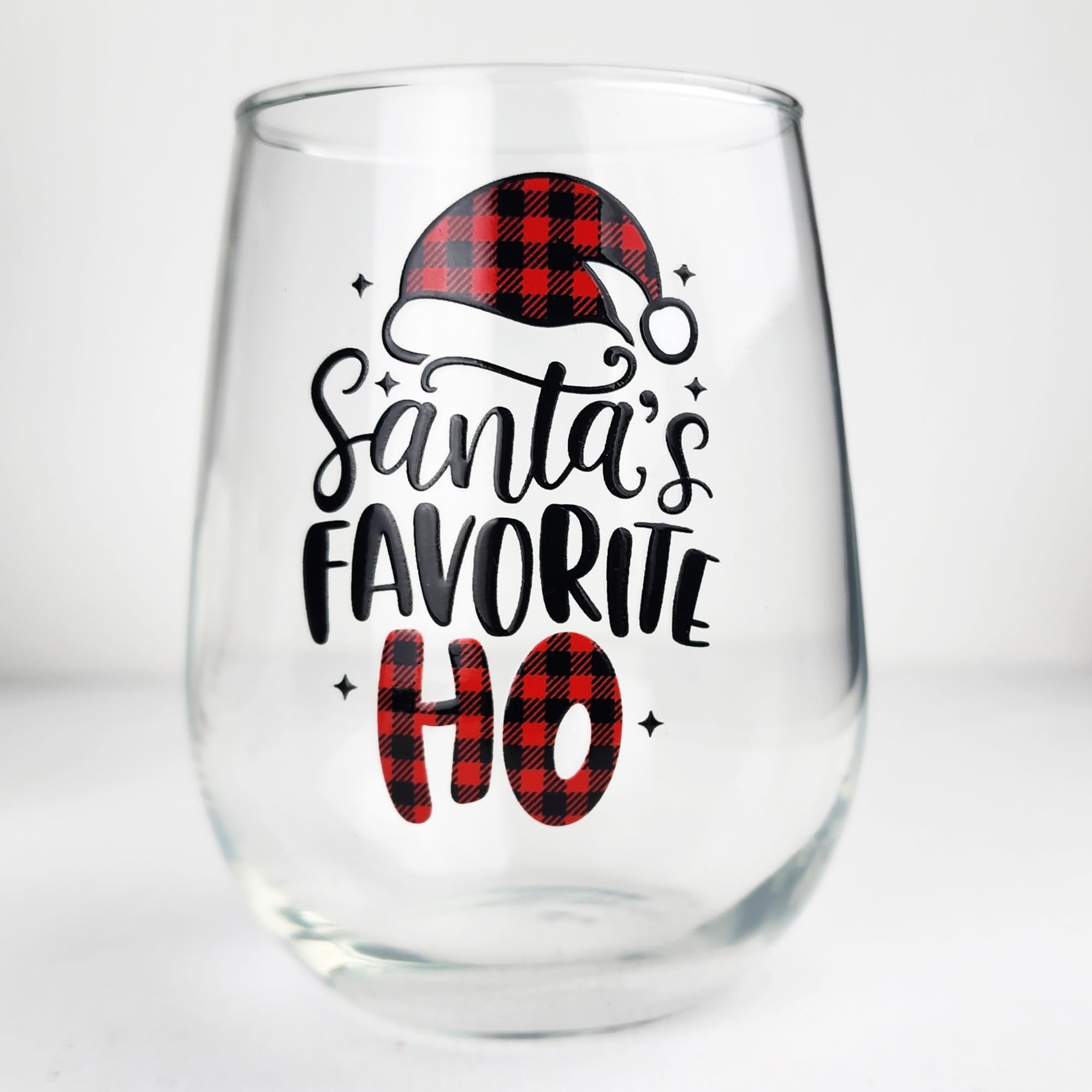 Christmas Wine Glasses Funny Stemless Wine Glass ...