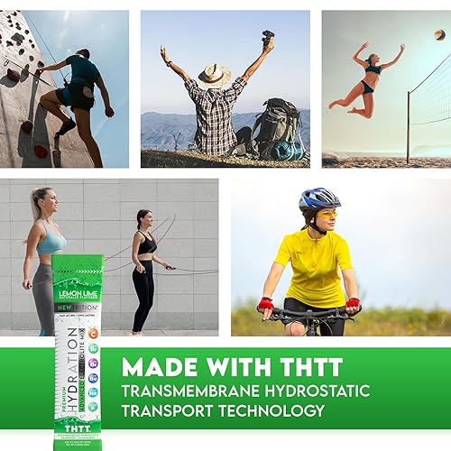 Miniatura 3 de Paquetes de hidratación en polvo de bebida con electrolitos  Alivio de la deshidratación 12 porciones - Lima limón