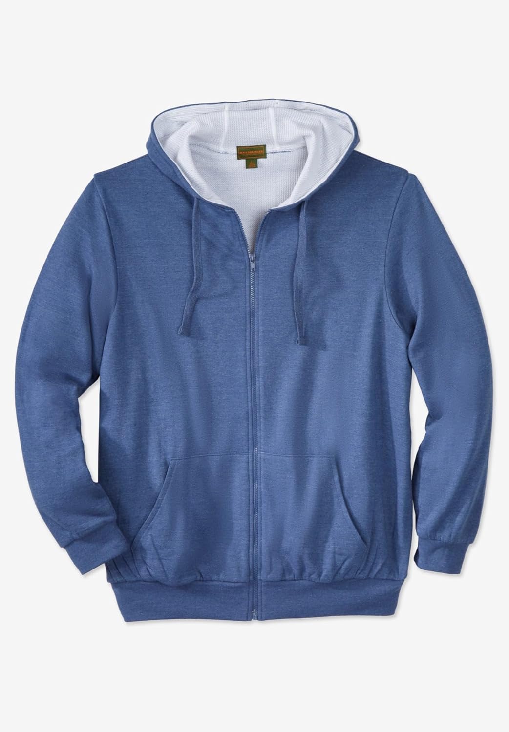 Boulder Creek by KingSize Men's Big & Tall Full-Zip Thermal Hoodie