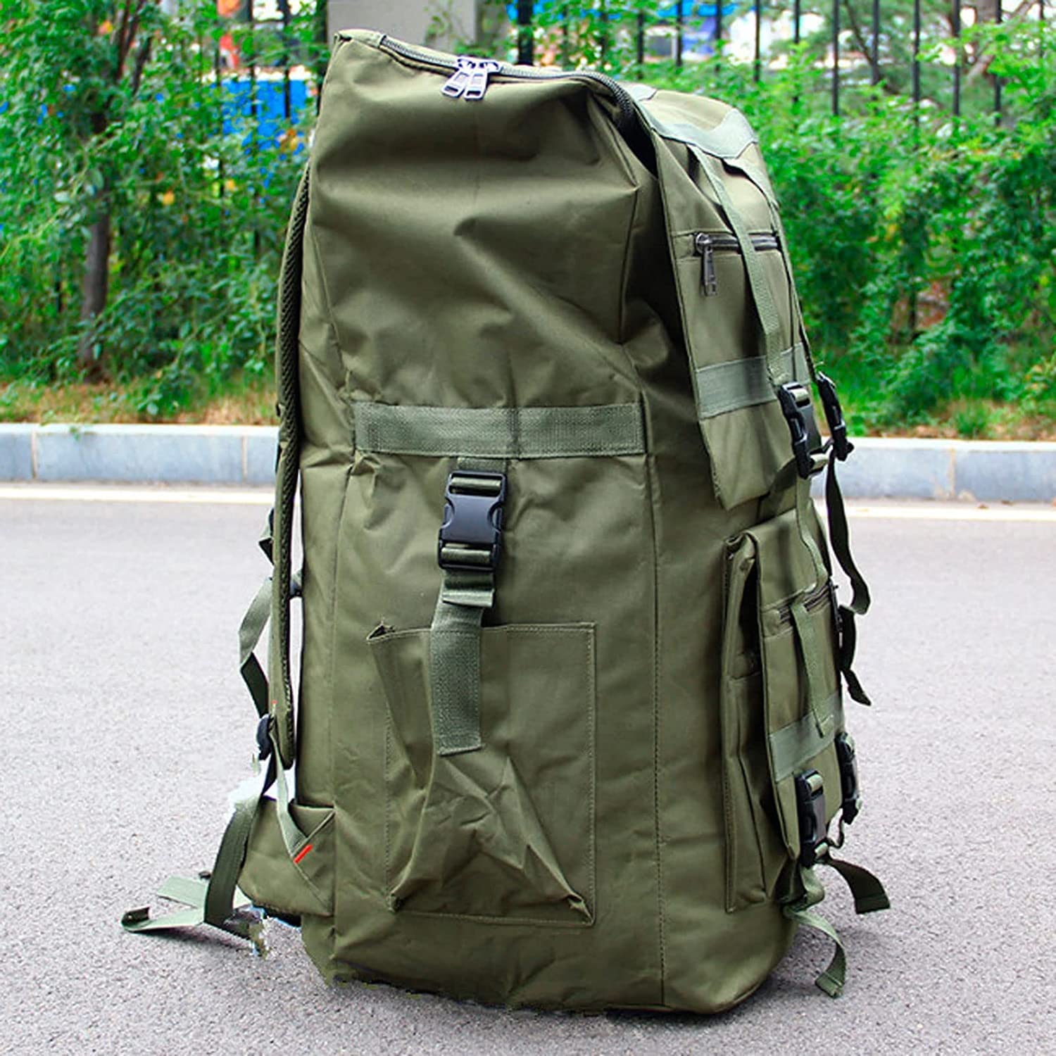 Sac à dos militaire 88L commando type randonnée - Noir