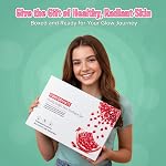 Fruit Skin Care Set for Teens – Pomegranate Daily Routine for Smooth Skin, Oil Control, Hydration & Glow – Perfect Skincare Gift for Girls and Women, All Skin Types