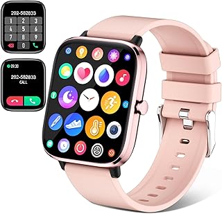 Choiknbo SmartWatch 1.7'' Full Screen Answer Call/Dial Fitness Tracker Smartwatch for Android iOS IP67 Fitness Watch Heart Rate Monitor Activity Tracker for Men