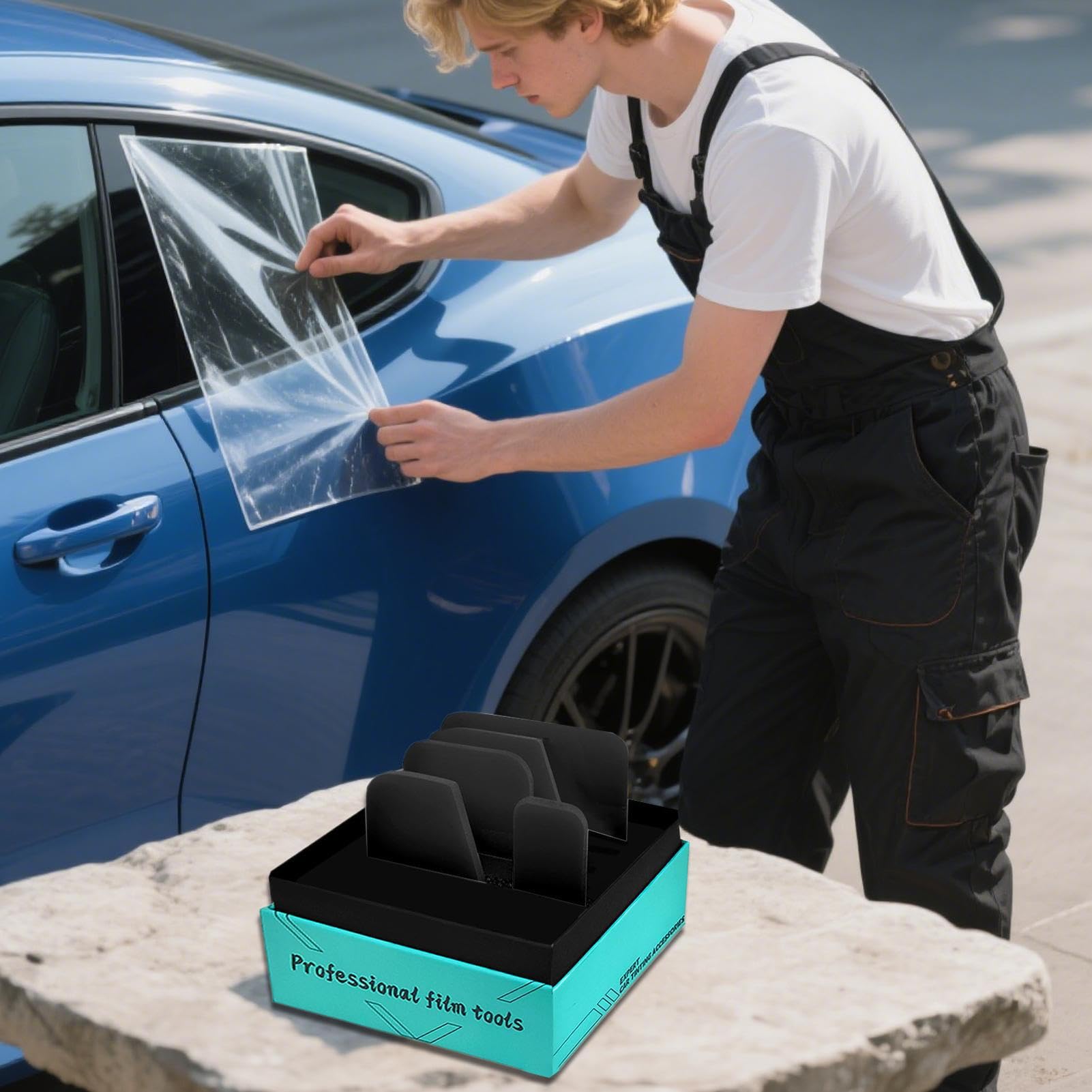 Raschietto per pellicole per finestre, raschietto per auto, per doccia, camion, vetrine, specchi, moto, casa, commerciali