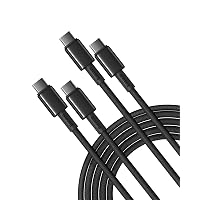 Baseus Cavo da USB C a USB C, 100W [2m + 2m] cavo di ricarica rapida di tipo C per iPhone 16