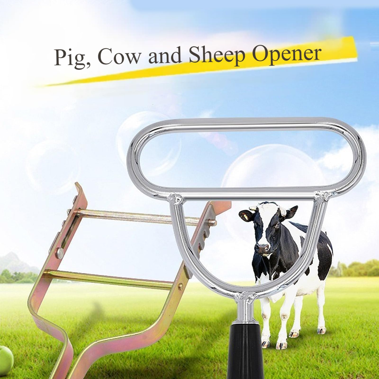 Dispensador ergonómico de metal para medicamentos para ganado para una dosificación precisa en animales de granja, herramienta veterinaria fácil de limpiar, equipo veterinario sanitario de
