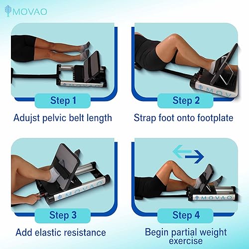 Miniatura 2 de Mini máquina de prensa de piernas en la cama para rehabilitación  Entrenador de fuerza de piernas de bajo impacto para recuperación neurológica y