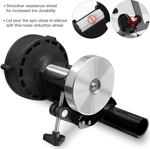 Miniatura 2 de Bike Trainer Stand Indoor Riding - Sportneer Magnetic Stationary Bicycle Exercise Stand with Noise Reduction Wheel 6 Resistance Adjustable