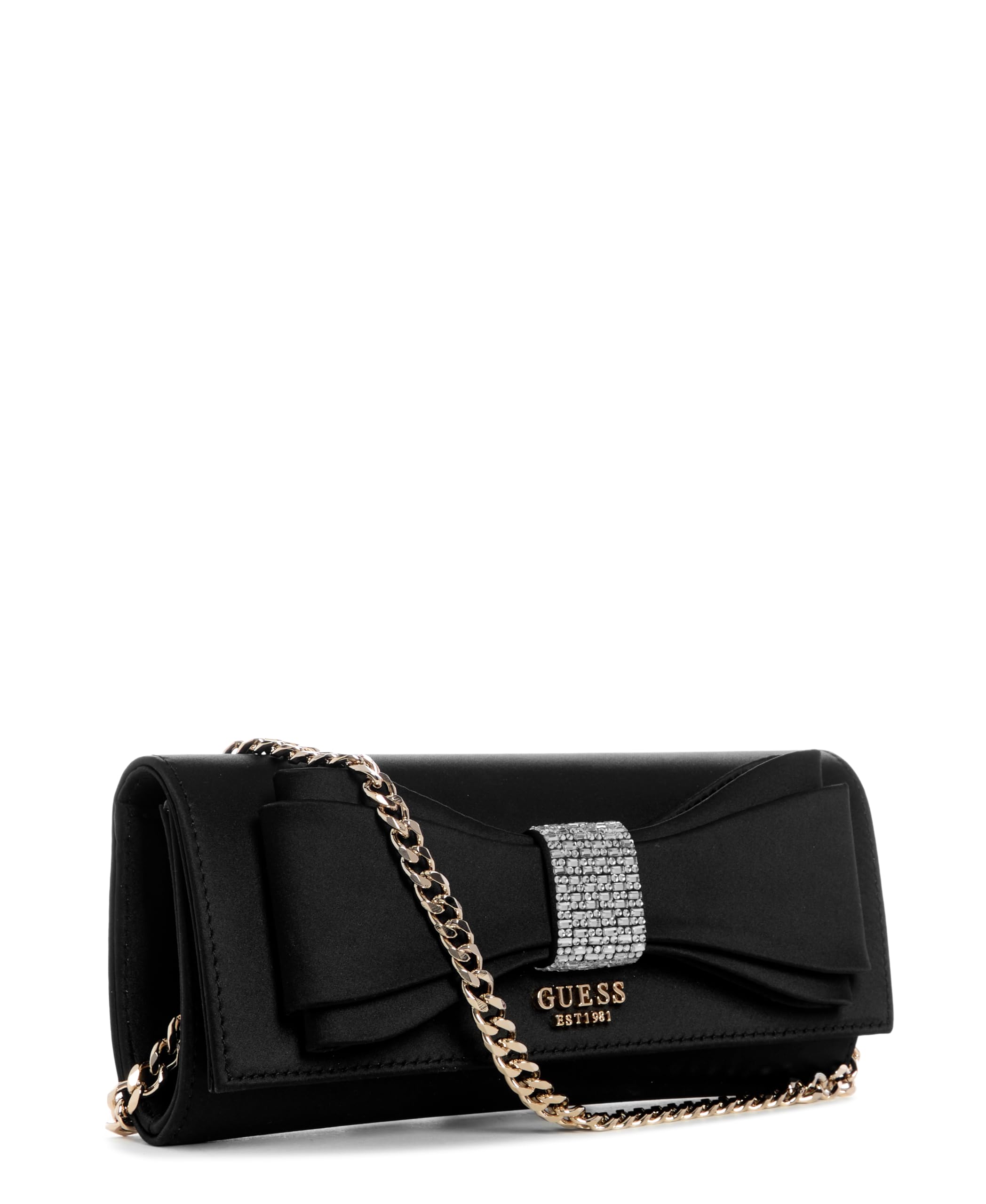 GUESS bolso de mano bolso de hombro Elsie Mini Clutch Black negro