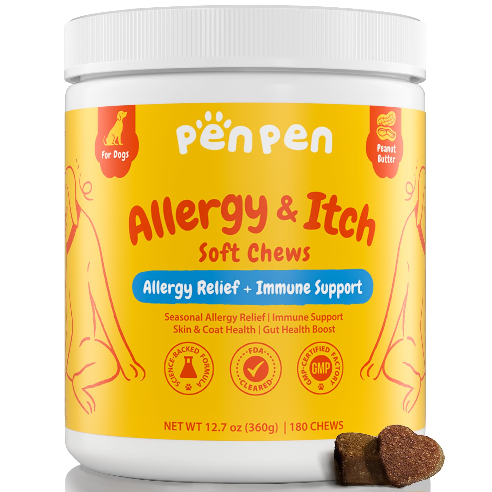 PENPEN Dog Allergy Relief Chews