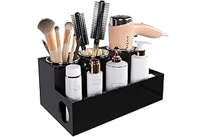 Space-Saving Hair Tool Organizer: The Ultimate Countertop Solution for Your Hair Essentials
