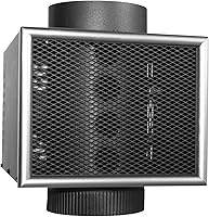 US Stove MH6 6-Inch Miracle Heat Reclaimer for Wood Coal Stoves - Ultra Quiet Fan, Easy Install, Boosts Efficiency