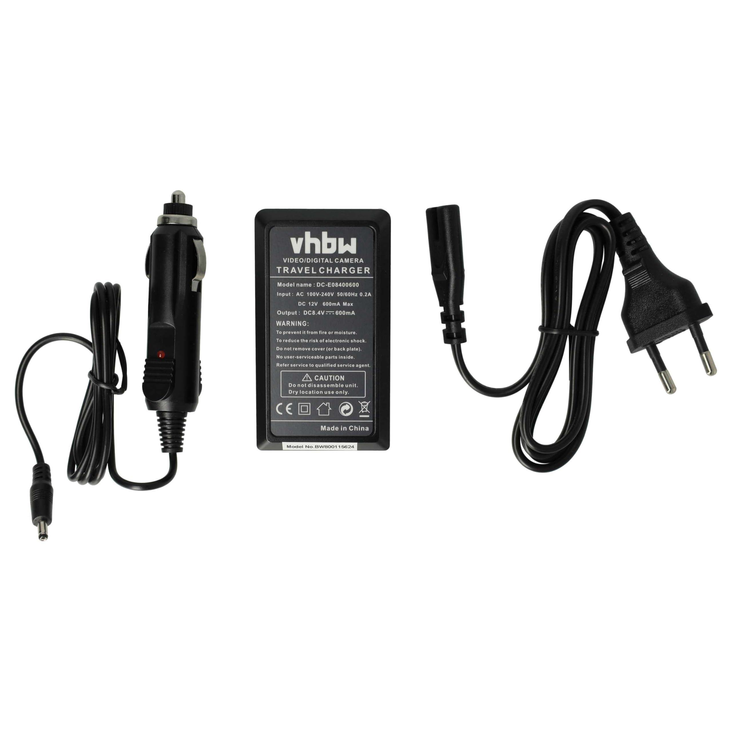 Chargeur Double Pour Batteries Canon MV1, MV10, MV100, MV20, MV200, Optura, UC-V100 - LED Indicateur, Prise EU - 7