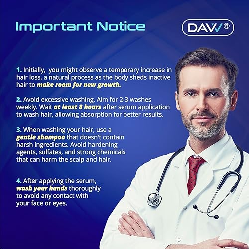 Miniatura 7 de Minoxidil - Suero para el crecimiento del cabello para hombres Minoxidil 5 por ciento - Regeneración del cabello para hombres - Minoxidil para el