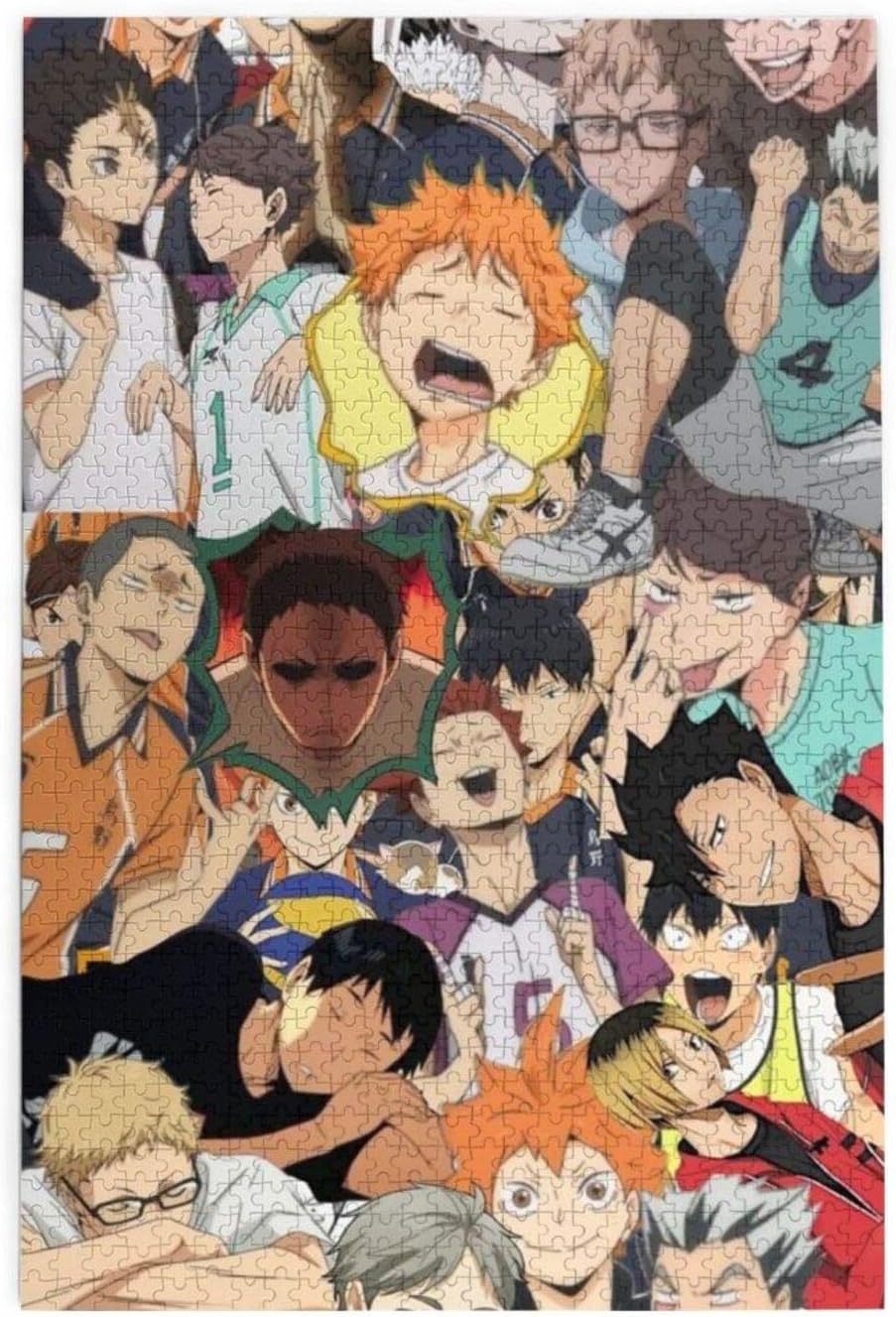 ジグソーパズル ハイキュー 1000ピース 大人用 木製ピース パズル キャラクター アニメパターン 子供 初心者向け 誕生日 プレゼント 商店