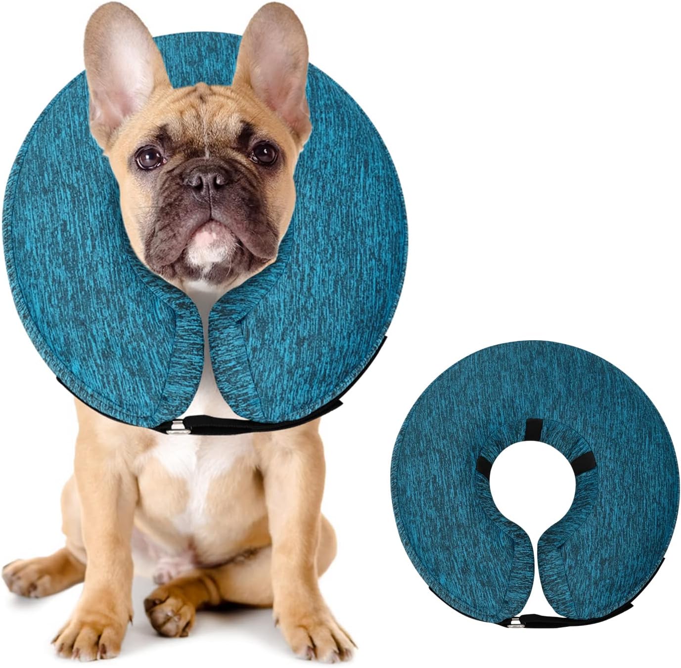 MIDOG Cono estilo collar para perros para después de la cirugía, collar inflable suave para mascotas, perros y gatos para evitar que las mascotas