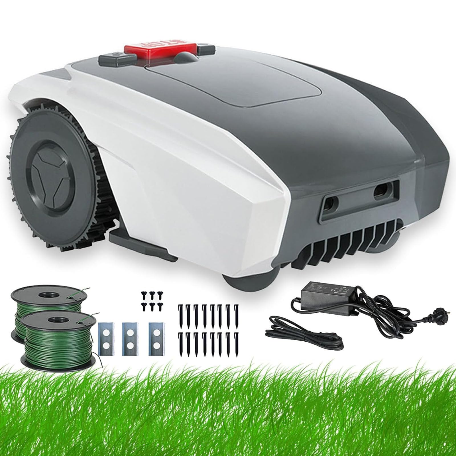 CortacéSped RobóTico AutomáTico, Corta hasta 1/3 Acre/16,145 Pies Cuadrados, CortacéSped RobóTico con PlanificacióN de Ruta, Cable Delimitador, NavegacióN por SatéLite