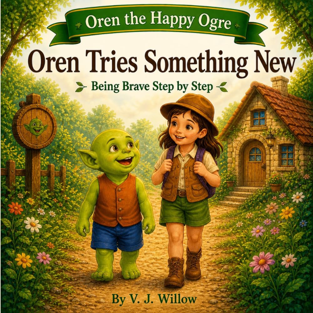 Oren Tries Something New: Being Brave Step by Step (Oren the Happy Ogre)