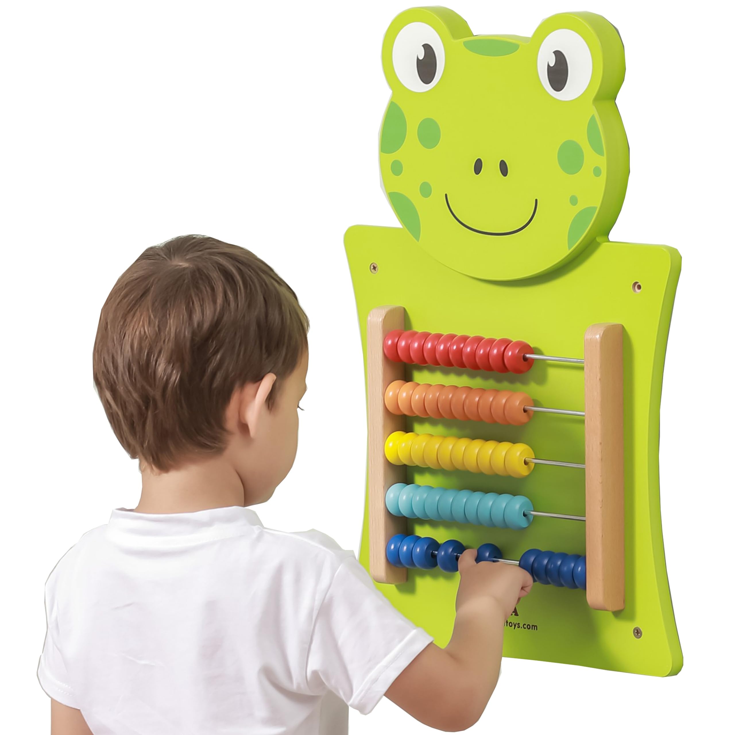 Viga Toys - 50679 - Wall Game - Abacus - Frog