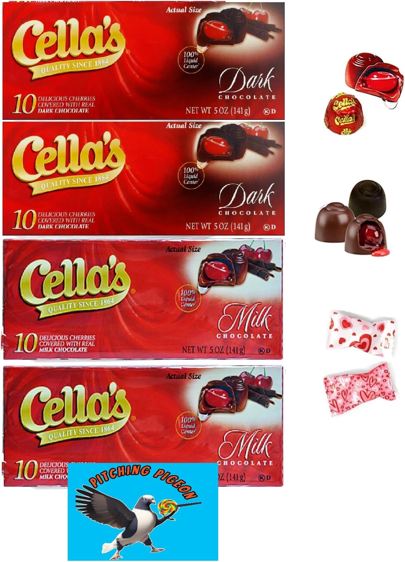 Cella's Chocolate Covered Cherries 40ct Easter Basket Candy