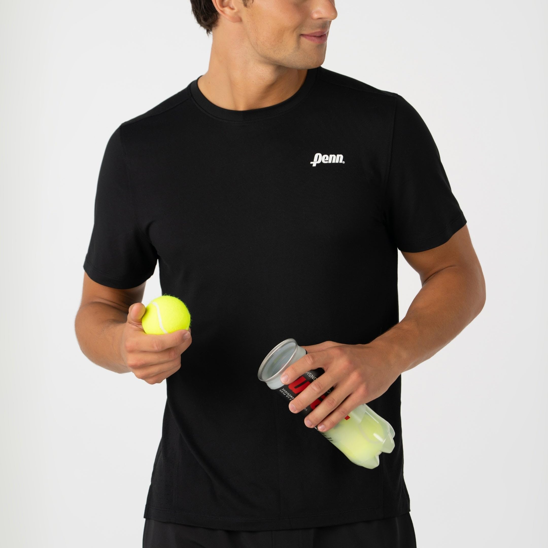 Penn Herren Athletic Tee mit seitlichen Einsätzen – leichtes Workout-T-Shirt für Training, Laufen, Sport und tägliche Leistung