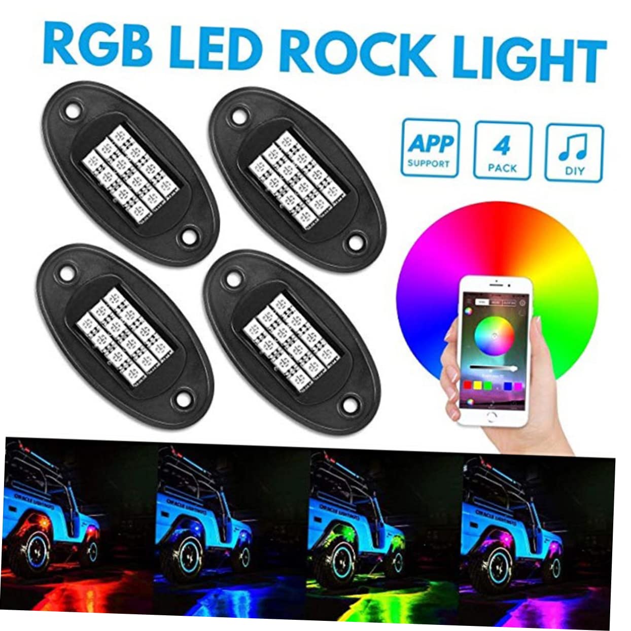 GLEAVI Lámparas De Decorativas Led Luces para Coche Diseño Único Instalación Luces De Arrastre