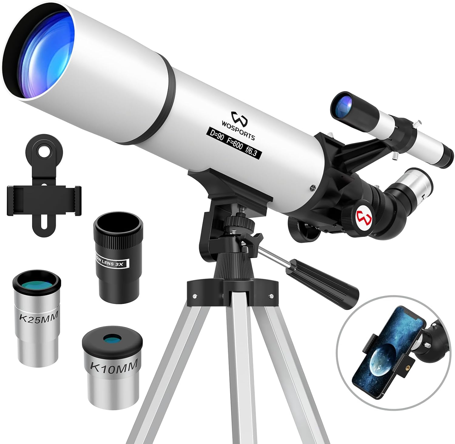 Wosports Telescope for Adults High Powered