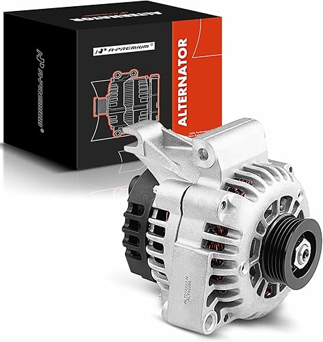 A-Premium Alternador compatible con Chevrolet y GMC Express Suburban Yukon Savana C-Series 1500/2500/3500, 140Amp 12V CW 6 surcos, repuesto #