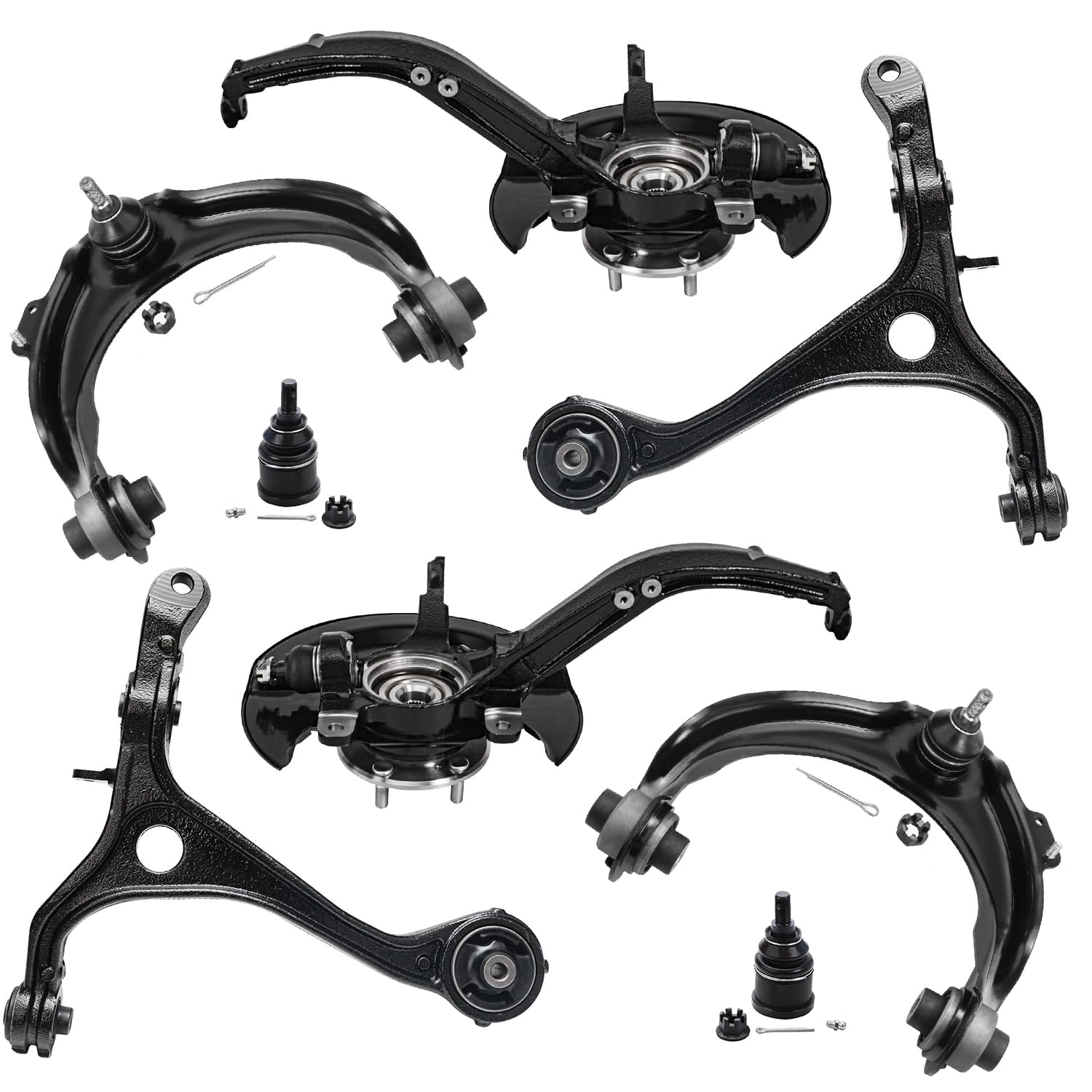 Detroit Axle - 2.4L Front End Kit for 2003-2007 Honda Accord Automatic