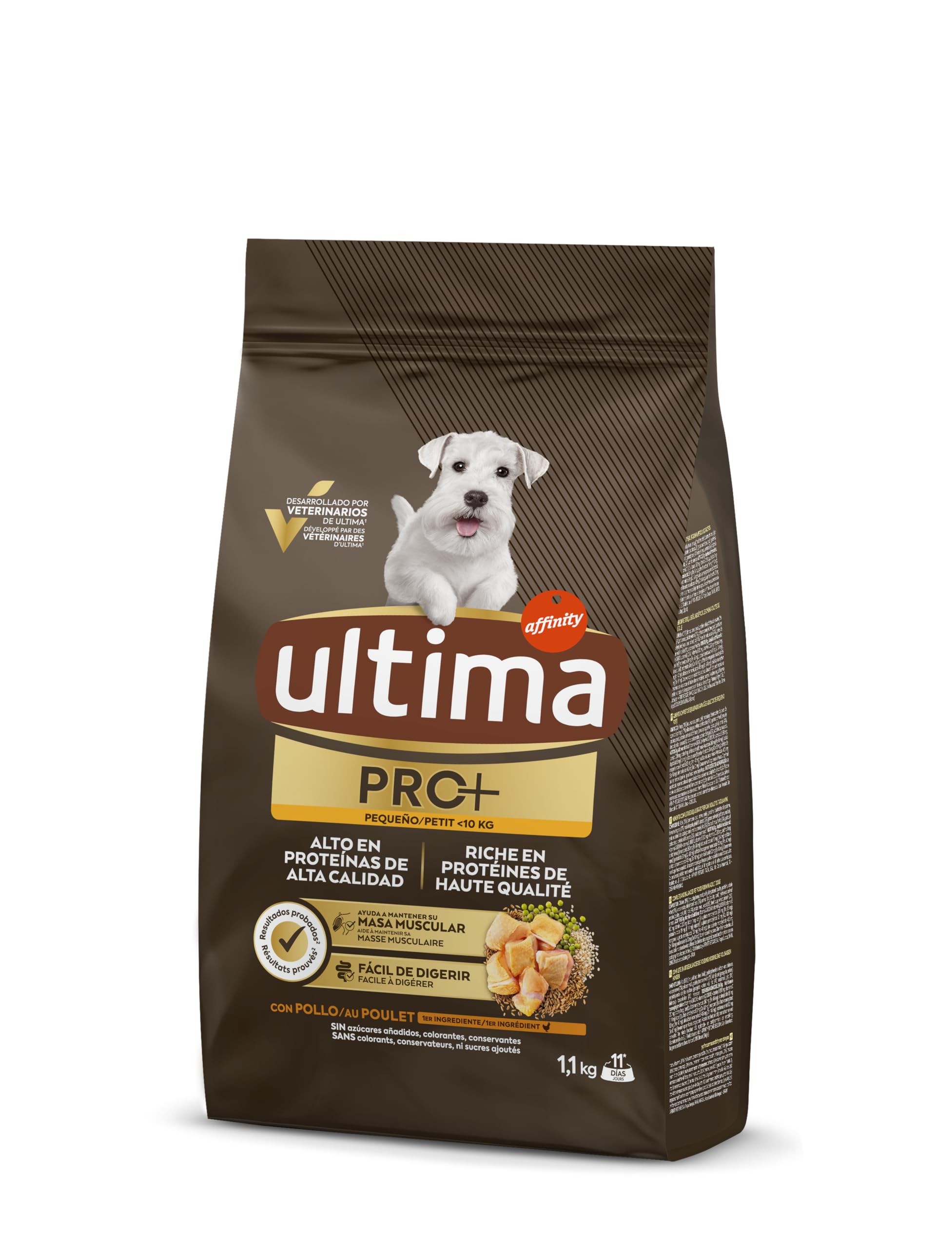 Ultima Pro + Pienso para Perros con Pollo - 1,1kg