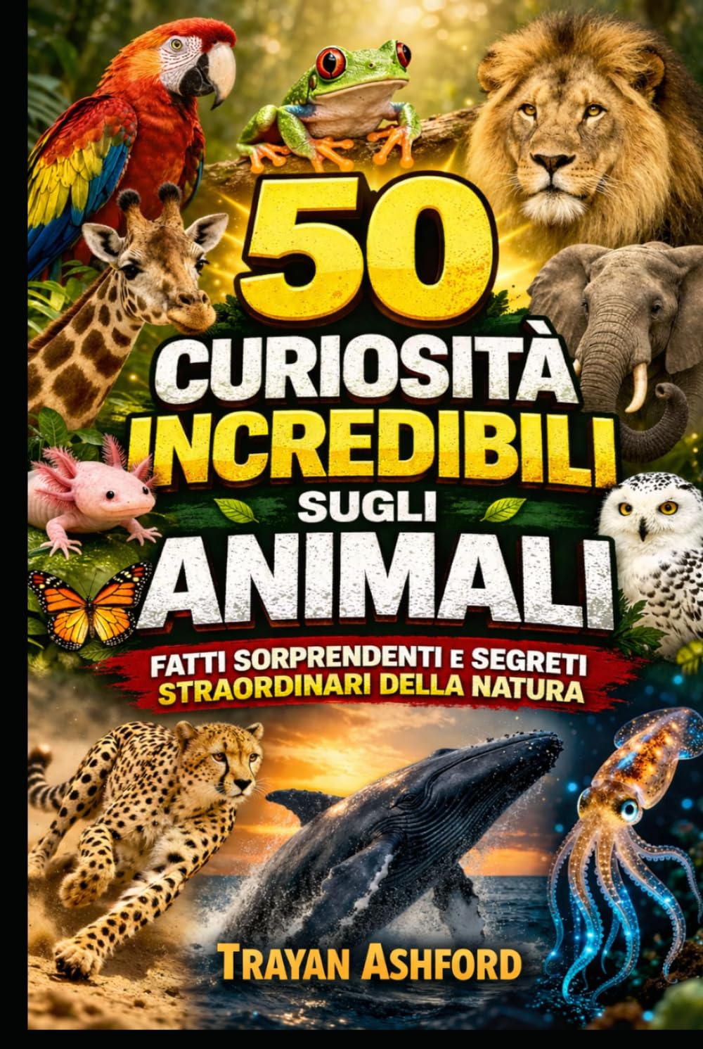 50 CURIOSITÀ INCREDIBILI SUGLI ANIMALI: FATTI SORPRENDENTI E SEGRETI STRAORDINARI DELLA NATURA