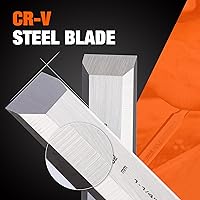 Vista 2 de VANQUISH Cuchillas biseladas Cincel de madera con tapa de acero llamativo para tallado de carpintería - 1 pulgada (4626)