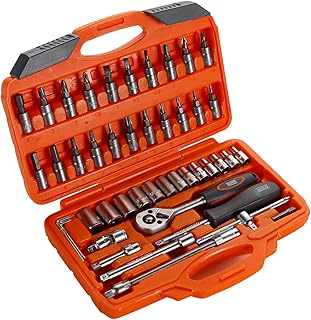 RH HR 192394 Conjunto de copos, 0 V, laranja aço, 0, conjunto de 46 peças