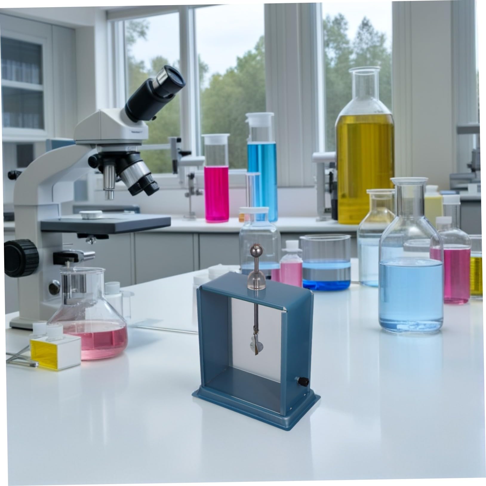 Cabilock Electrómetro para Medir Electricidad Estática Equipo de Laboratorio para Experimentos de Física Aulas Material Didáctico para Estudiantes de Ciencias