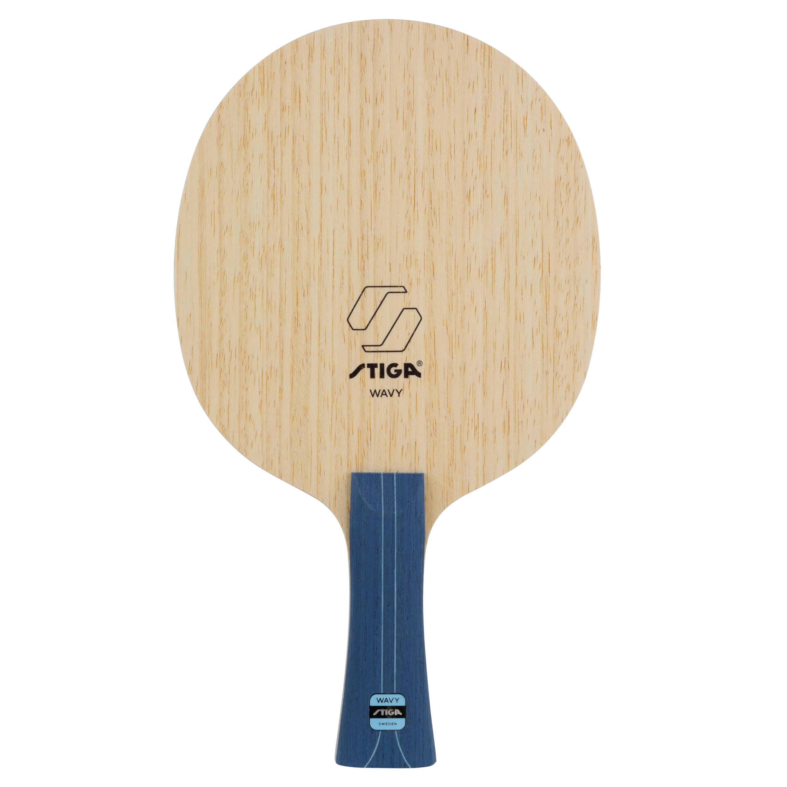 STIGA Wavy Ultra Fibre Professional Table Tennis Blade with Master Grip – Lightning-Fast Speed & Precision, Ultra Fibre Construction for Reduced Vibration, Explosive Attacks, For Offensive Players